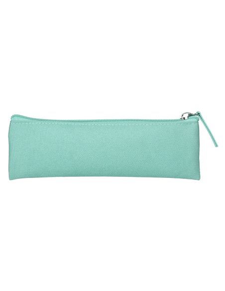Estuche Portatodo Liderpapel Plano Estrecho Una Cremallera 200X60 Mm Verde Manzana