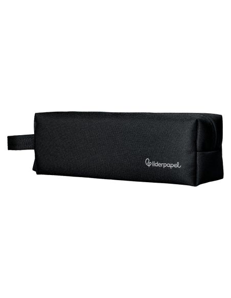 Estuche Portatodo Liderpapel Classic Rectangular Con Asa 210X70Mm Negro