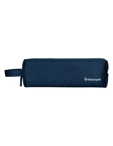 Estuche Portatodo Liderpapel Classic Rectangular Con Asa 210X70Mm Azul Marino