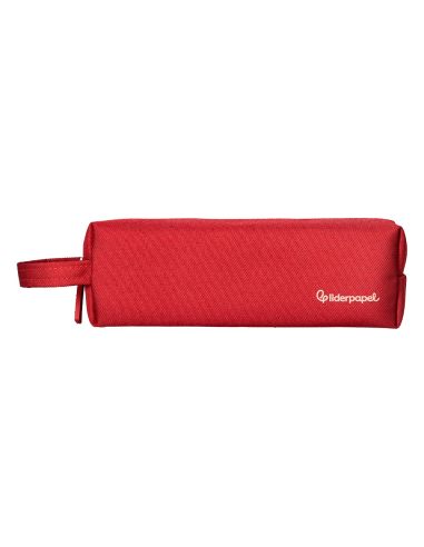Estuche Portatodo Liderpapel Classic Rectangular Con Asa 210X70Mm Rojo