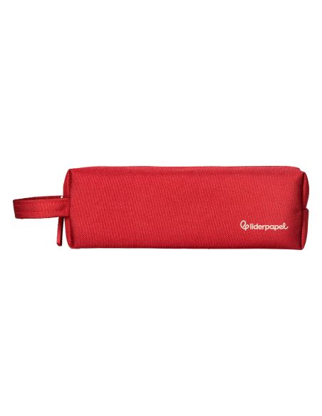 Estuche Portatodo Liderpapel Classic Rectangular Con Asa 210X70Mm Rojo