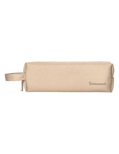 Estuche Portatodo Liderpapel Classic Rectangular Con Asa 210X70Mm Crema