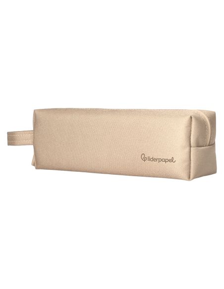 Estuche Portatodo Liderpapel Classic Rectangular Con Asa 210X70Mm Crema