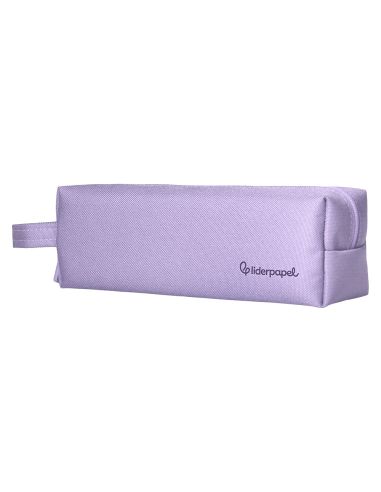 Estuche Portatodo Liderpapel Classic Rectangular Con Asa 210X70Mm Lila
