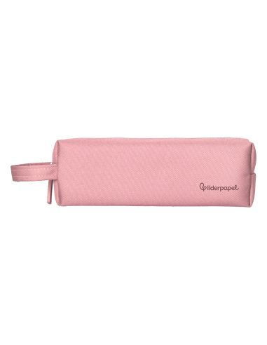 Estuche Portatodo Liderpapel Classic Rectangular Con Asa 210X70Mm Rosa