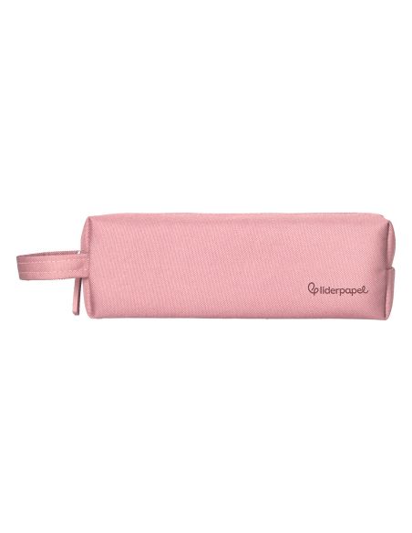 Estuche Portatodo Liderpapel Classic Rectangular Con Asa 210X70Mm Rosa