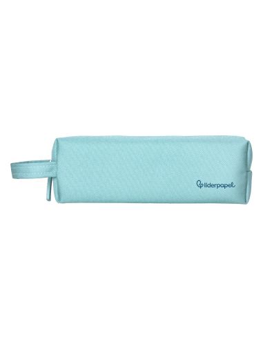 Estuche Portatodo Liderpapel Classic Rectangular Con Asa 210X70Mm Azul Celeste