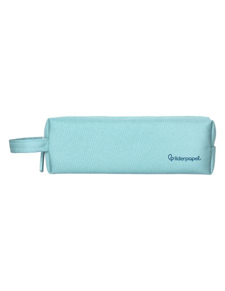Estuche Portatodo Liderpapel Classic Rectangular Con Asa 210X70Mm Azul Celeste
