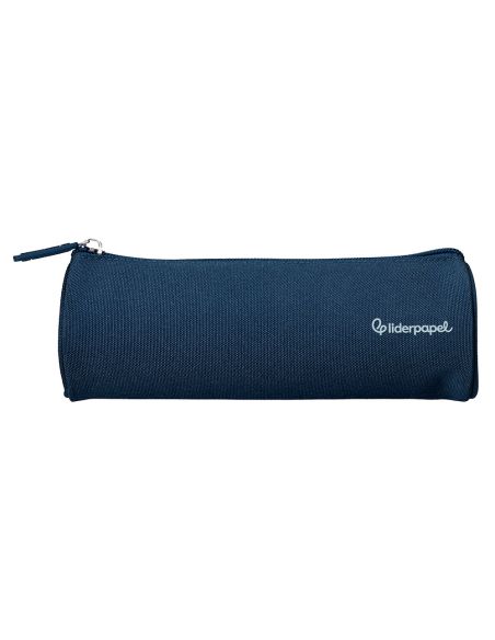 Estuche Portatodo Liderpapel Classic Cilindrico Ancho 210X70Mm Azul Marino