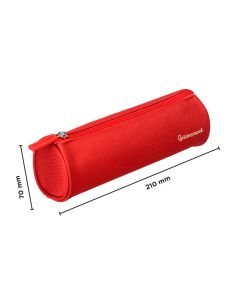 Estuche Portatodo Liderpapel Classic Cilindrico Ancho 210X70Mm Rojo 2