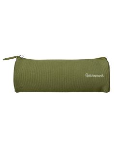 Estuche Portatodo Liderpapel Classic Cilindrico Ancho 210X70Mm Verde Militar