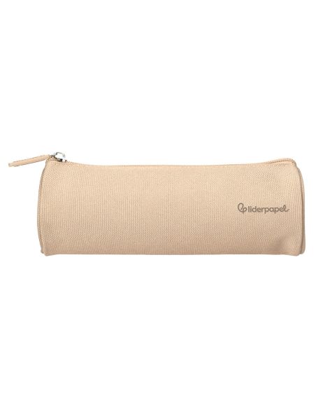 Estuche Portatodo Liderpapel Classic Cilindrico Ancho 210X70Mm Crema