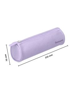 Estuche Portatodo Liderpapel Classic Cilindrico Ancho 210X70Mm Lila 2