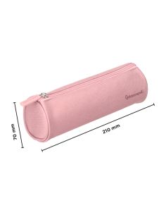 Estuche Portatodo Liderpapel Classic Cilindrico Ancho 210X70Mm Rosa 2