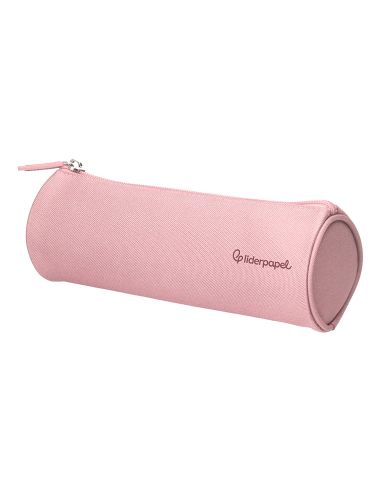Estuche Portatodo Liderpapel Classic Cilindrico Ancho 210X70Mm Rosa