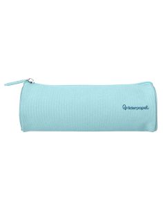 Estuche Portatodo Liderpapel Classic Cilindrico Ancho 210X70Mm Azul Celeste
