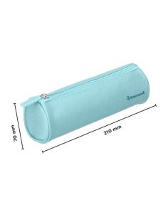 Estuche Portatodo Liderpapel Classic Cilindrico Ancho 210X70Mm Azul Celeste 2