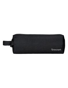 Estuche Portatodo Liderpapel Classic Rectangular Con Asa 2 Cremalleras 210 X80Mm Negro