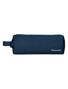 Estuche Portatodo Liderpapel Classic Rectangular Con Asa 2 Cremalleras 210 X80Mm Azul Marino