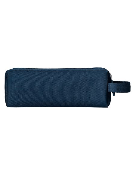Estuche Portatodo Liderpapel Classic Rectangular Con Asa 2 Cremalleras 210 X80Mm Azul Marino