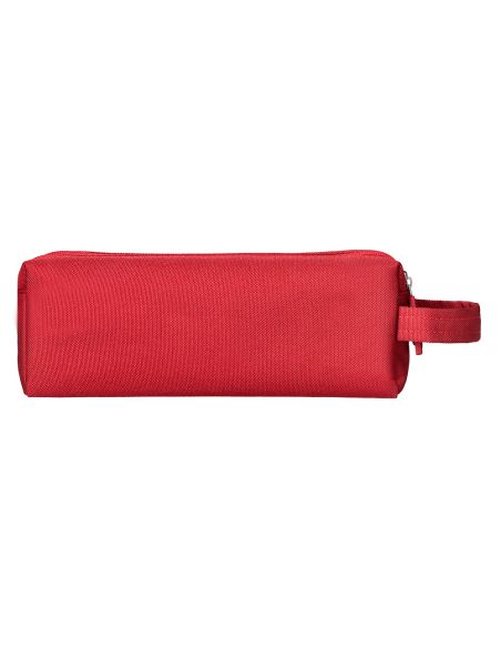 Estuche Portatodo Liderpapel Classic Rectangular Con Asa 2 Cremalleras 210 X80Mm Rojo