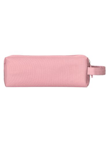 Estuche Portatodo Liderpapel Classic Rectangular Con Asa 2 Cremalleras 210 X80Mm Rosa