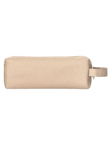 Estuche Portatodo Liderpapel Classic Rectangular Con Asa 2 Cremalleras 210 X80Mm Crema