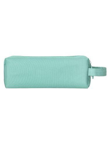 Estuche Portatodo Liderpapel Classic Rectangular Con Asa 2 Cremalleras 210 X80Mm Verde Manzana