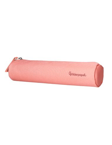 Estuche Portatodo Liderpapel Slim Cilindrico 220X45Mm Rosa