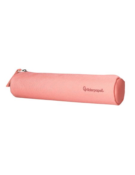 Estuche Portatodo Liderpapel Slim Cilindrico 220X45Mm Rosa
