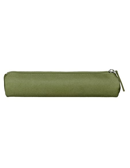 Estuche Portatodo Liderpapel Slim Cilindrico 220X45Mm Verde Militar