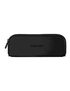 Estuche Portatodo Antartik Prisma Silicona Soft Rectangular 185X50X75 Mm Color Negro