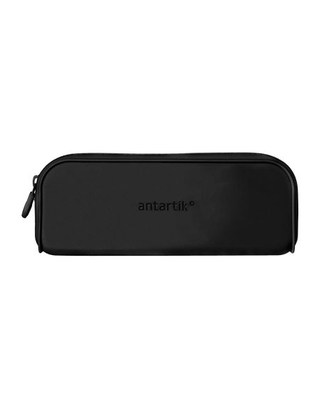 Estuche Portatodo Antartik Prisma Silicona Soft Rectangular 185X50X75 Mm Color Negro