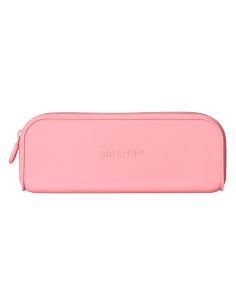 Estuche Portatodo Antartik Prisma Silicona Soft Rectangular 185X50X75 Mm Rosa Chicle