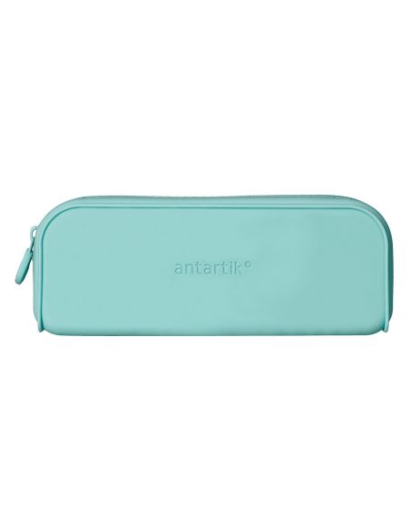 Estuche Portatodo Antartik Prisma Silicona Soft Rectangular 185X50X75 Mm Menta