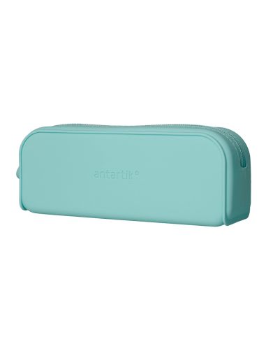 Estuche Portatodo Antartik Prisma Silicona Soft Rectangular 185X50X75 Mm Menta