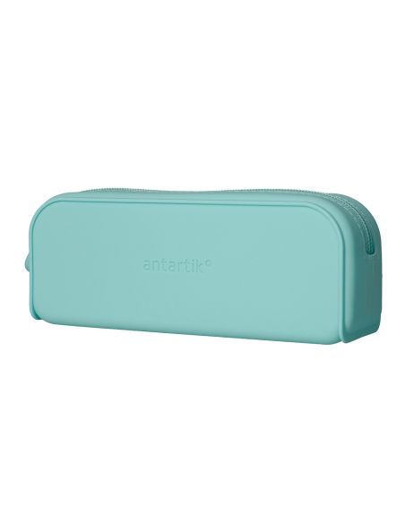 Estuche Portatodo Antartik Prisma Silicona Soft Rectangular 185X50X75 Mm Menta
