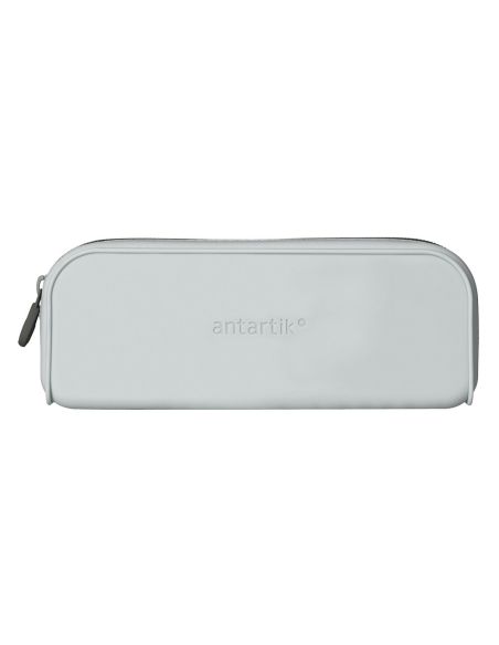 Estuche Portatodo Antartik Prisma Silicona Soft Rectangular 185X50X75 Mm Gris