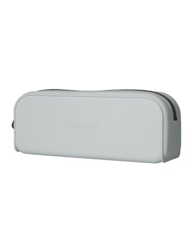 Estuche Portatodo Antartik Prisma Silicona Soft Rectangular 185X50X75 Mm Gris