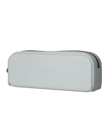 Estuche Portatodo Antartik Prisma Silicona Soft Rectangular 185X50X75 Mm Gris