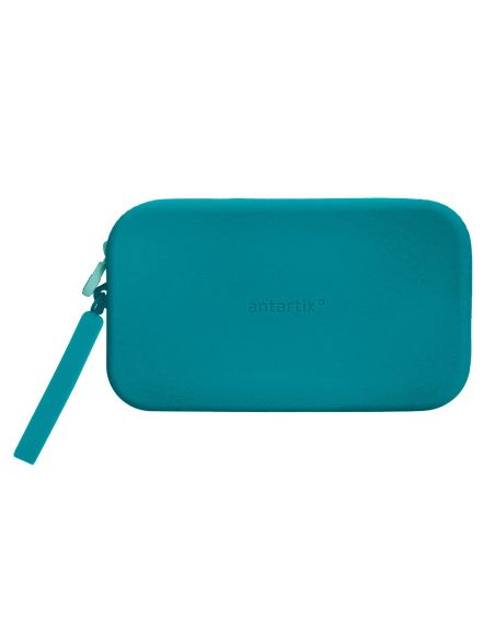 Estuche Portatodo Antartik Tropical Dive Silicona Soft Rectangular 190X120X25 Mm Color Turquesa