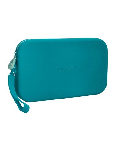 Estuche Portatodo Antartik Tropical Dive Silicona Soft Rectangular 190X120X25 Mm Color Turquesa