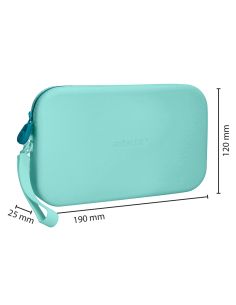 Estuche Portatodo Antartik Tropical Dive Silicona Soft Rectangular 190X120X25 Mm Menta 2
