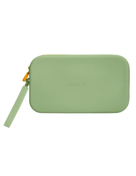 Estuche Portatodo Antartik Tropical Dive Silicona Soft Rectangular 190X120X25 Mm Verde Militar