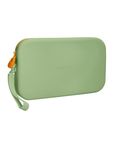 Estuche Portatodo Antartik Tropical Dive Silicona Soft Rectangular 190X120X25 Mm Verde Militar