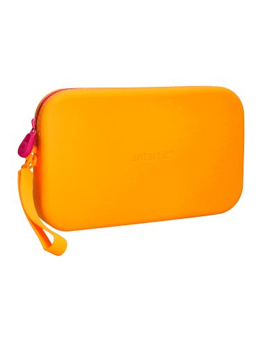 Estuche Portatodo Antartik Tropical Dive Silicona Soft Rectangular 190X120X25 Mm Color Naranja
