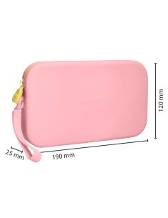 Estuche Portatodo Antartik Tropical Dive Silicona Soft Rectangular 190X120X25 Mm Rosa Chicle 2