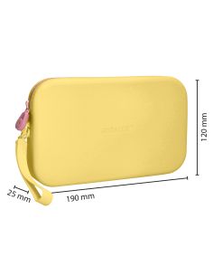 Estuche Portatodo Antartik Tropical Dive Silicona Soft Rectangular 190X120X25 Mm Color Amarillo 2