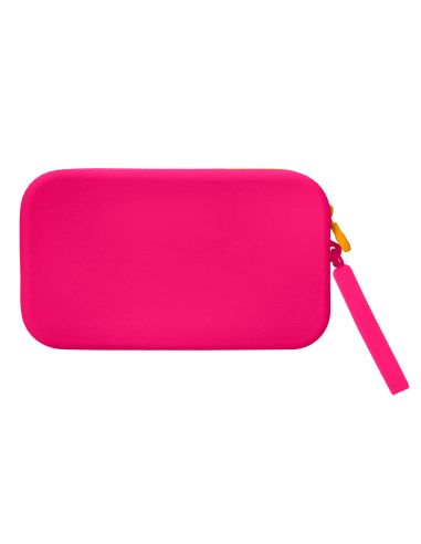 Estuche Portatodo Antartik Tropical Dive Silicona Soft Rectangular 190X120X25 Mm Rosa Fucsia