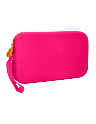 Estuche Portatodo Antartik Tropical Dive Silicona Soft Rectangular 190X120X25 Mm Rosa Fucsia